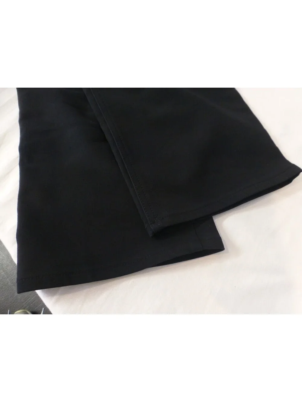 Calvin Klein Men's Black Flat Front Slim Straight Stretch Pants Size 38x30 J4A